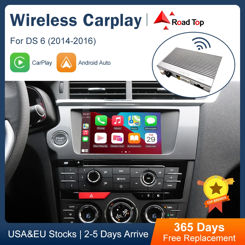 Wireless Carplay For Ds Ds5 Ds6 Screen 2014 2015 2016 Android Auto