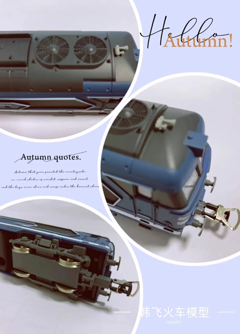 HO Maßstab HF 1:87 67000 Hochgeschwindigkeitszug - Diesel-Lokomotive Spielzeugzugmodell mit Antrieb Kinderspielzeug – Detail 10