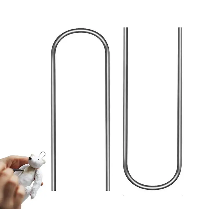 

U-образная прыгающая кольца, U-образная нихромированная проволока, прыгающее кольцо с орнаментом, 100 шт., U-образная вешалка, крючки для изготовления рождественских украшений