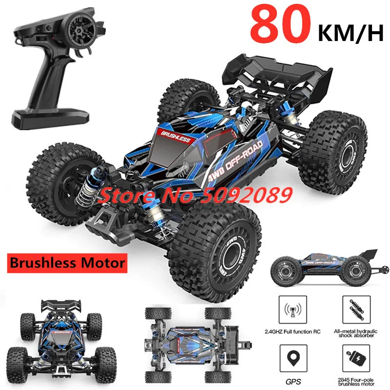 Grande Voiture Électrique Rc 4wd Sans Balais, 80 Km/h, Grande