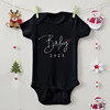 New Cotton Romper for Infant Boy Girl "Baby 2025" Funny Heart Pattern Onesies Coming Soon Gift Newborn Short Sleeve Bodysuits 2