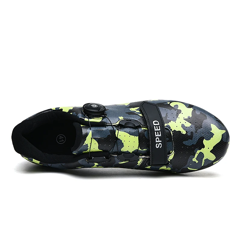 2024 New Bicycle Sports Shoes Men MTB Pedal Bicycle Flat Mountain Bike Clip Shoes Women SPD Road Speed Bicycle Competition Shoes 2