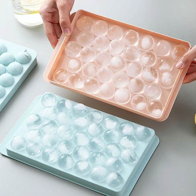 6 Holes Silicone Ice Cube Tray With Lid Ice Cream Mold DIY Maker Square  Moulds