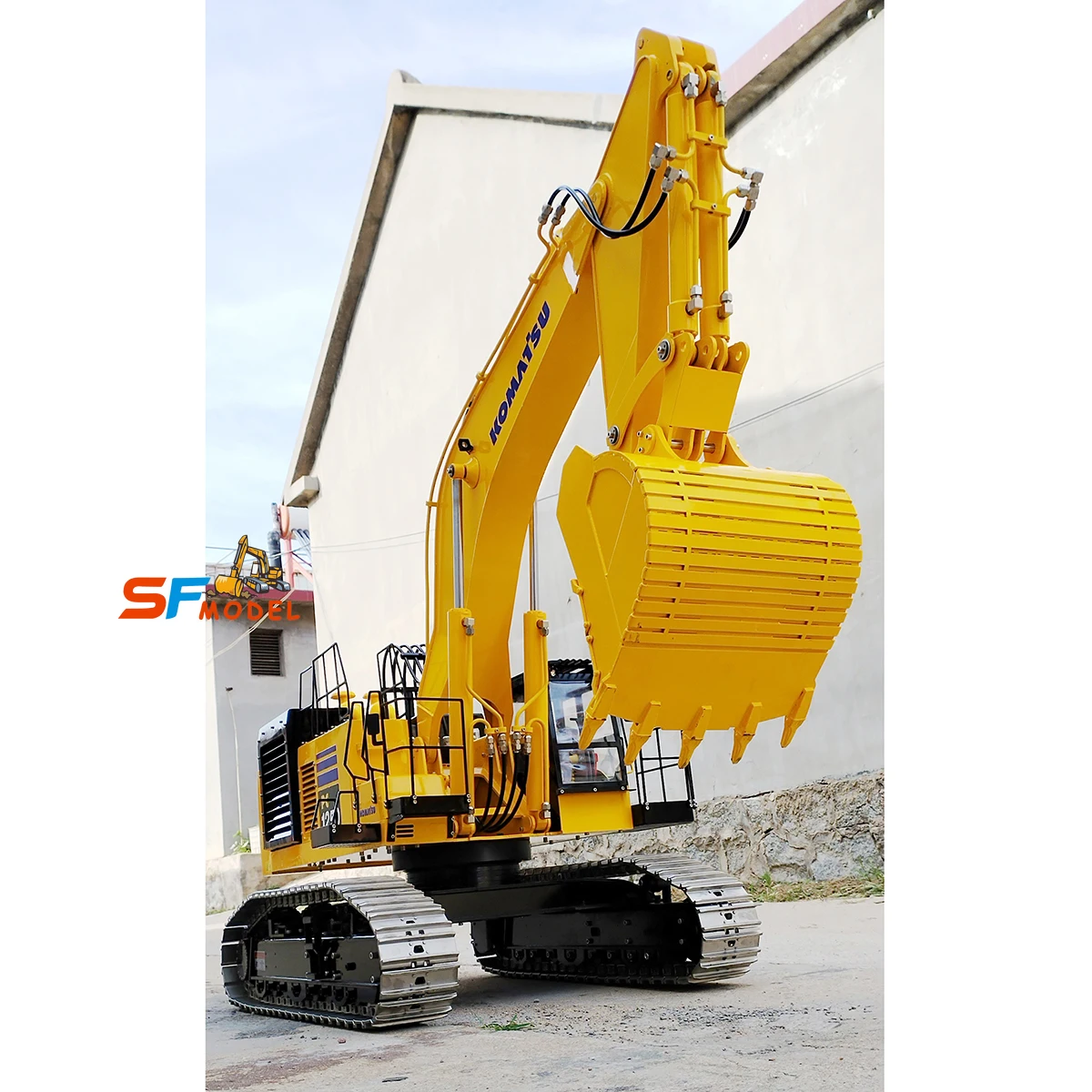 PC1250 RC Excavator 1/8 Hydraulic RC Excavator Metal Heavy Engineering Excavator Model Adult Remote Control Car Toy 3