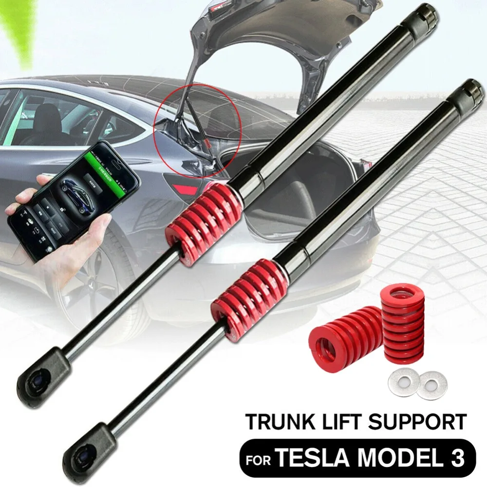 

Trunk Struts Rod for Tesla Model 3 Gas Spring Shock Support Hydraulic Rod Front Rear Tailgate Hood Damper Rods Model3 2017-2020