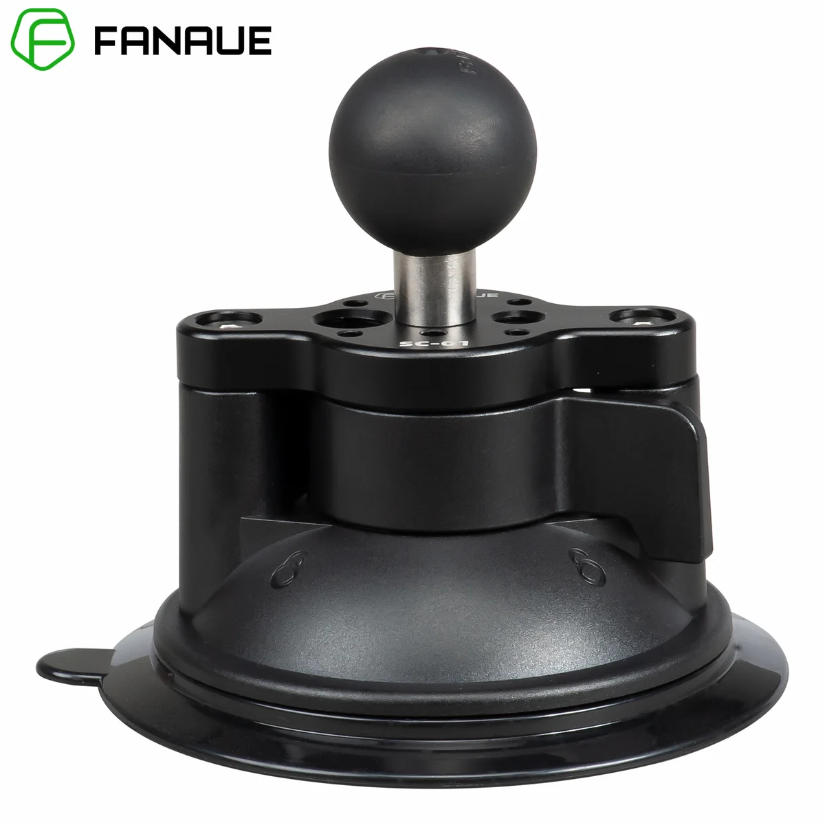 FANAUE Mobile Phone Holder Car Mount GPS Twist-Lock Composite Suction Cup Base with Ball Vehicle Windshields for RAM Mounts