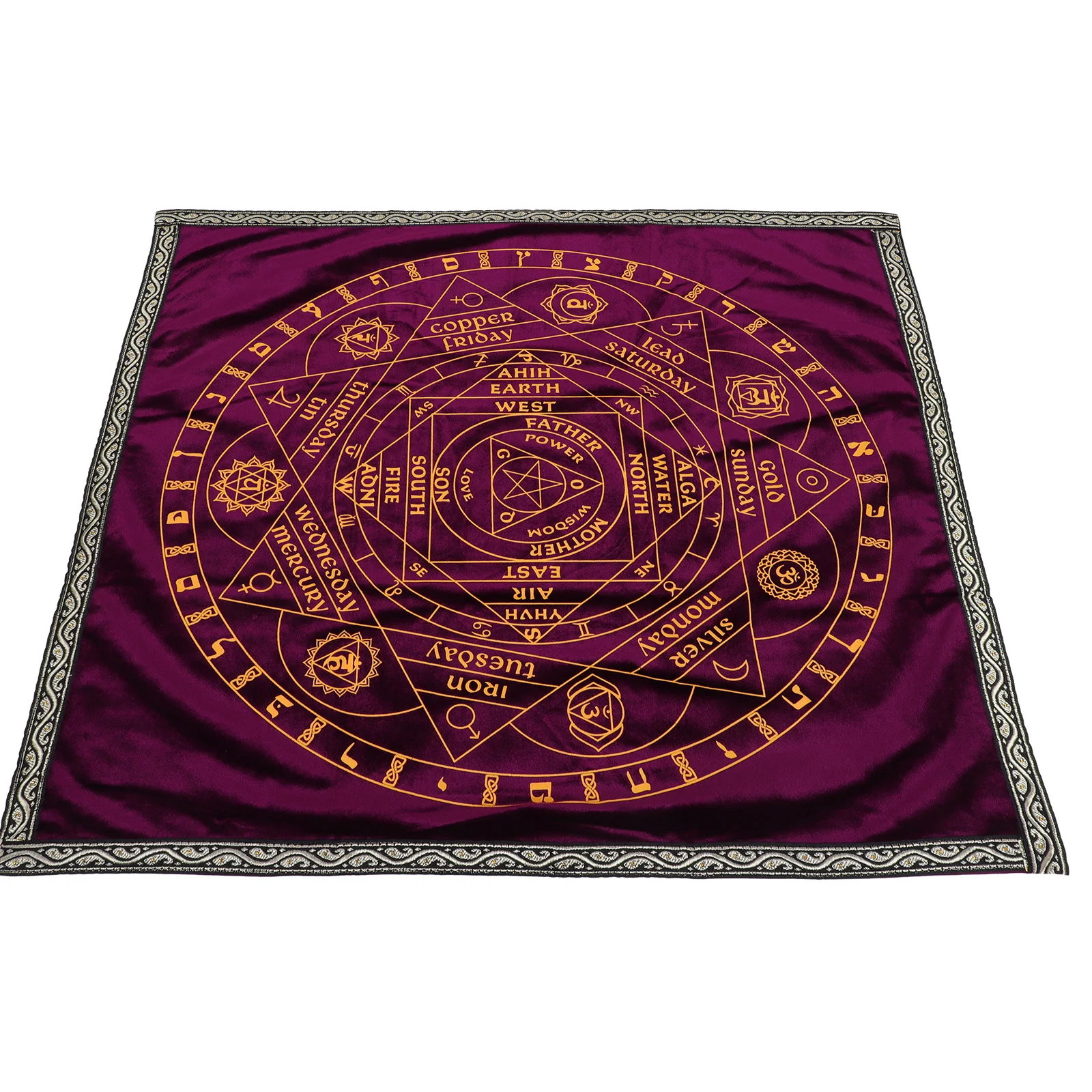 

Altar Cloth Tablecloth Astrology Divination Cards Table Party Games Tapestry Desk Cloth