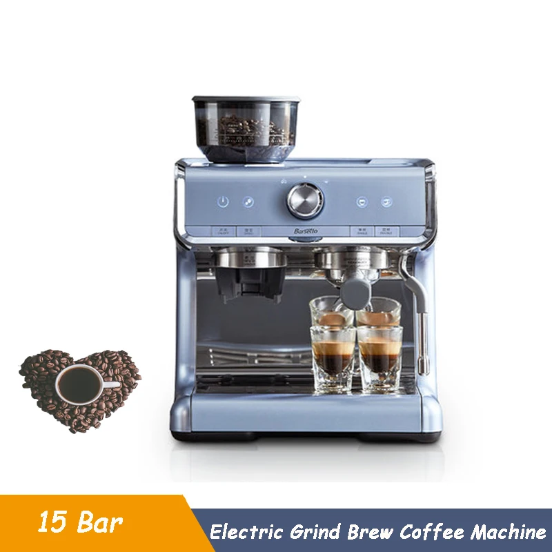 20 Cups Automatic Coffee Machine 3 in 1 Espresso Brewing Bean Grinder and  Milk Foaming Household Maker 110V 220V - AliExpress