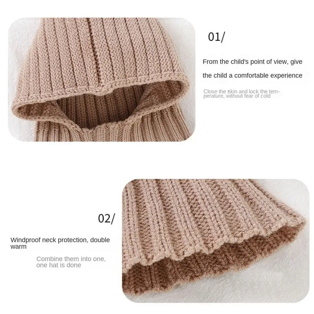 Acrylic Baby Neck Warmers Windproof Balaclavas