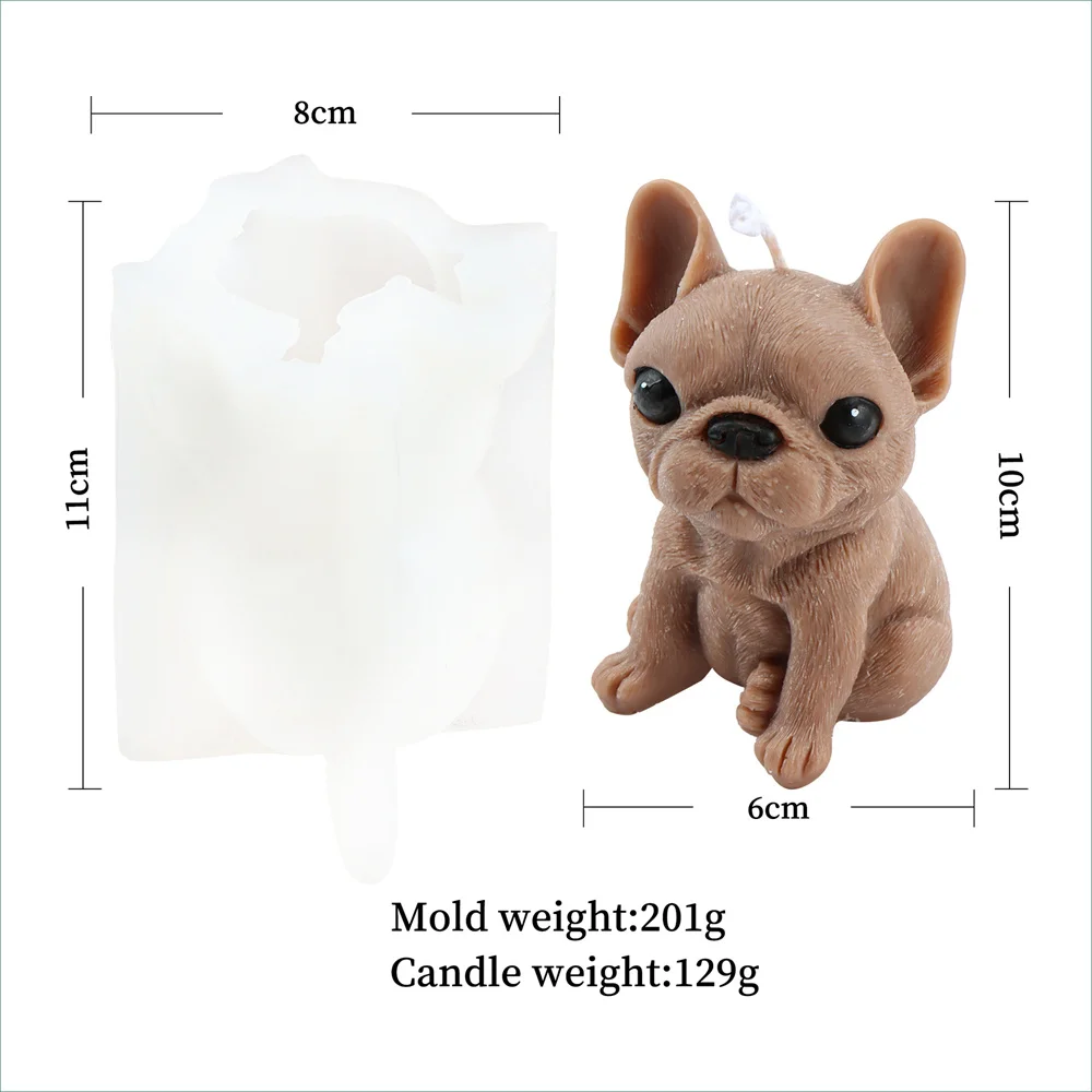 Buy 3d Cute Teddy Bear Soap Making Candle Silicone Designer Mold Online in  India 