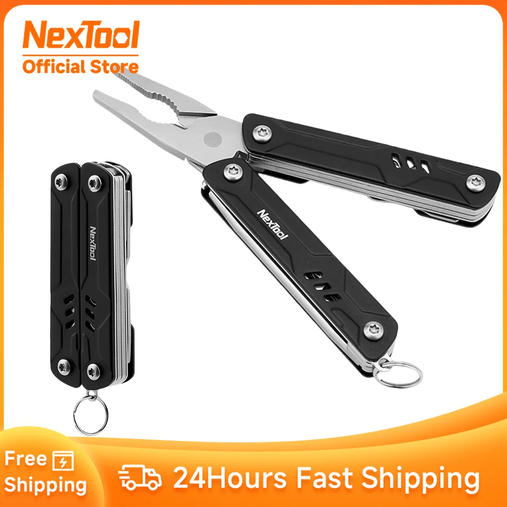 Mini Pinza Multiuso 10 In 1 EDC - Con Rompivetro E Pinzetta | Per Campeggio, Escursioni, Emergenze