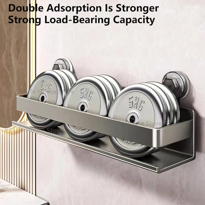 Wall-mounted Bathroom Shlef Suction Cup Shower Shelves Shower Storage Holder Rack Shampoo Storage Rack Bathroom Organizer 4
