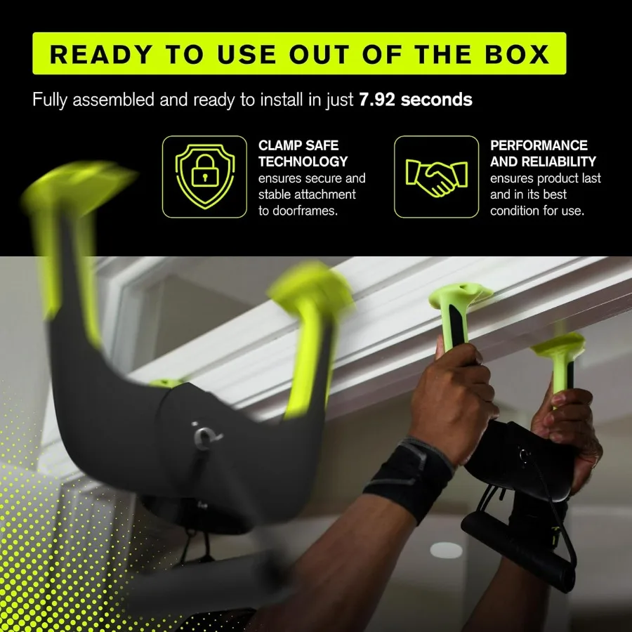 Portable Doorway Pull-Up Bar – Lightweight, Travel-Ready, 250 lb Capacity