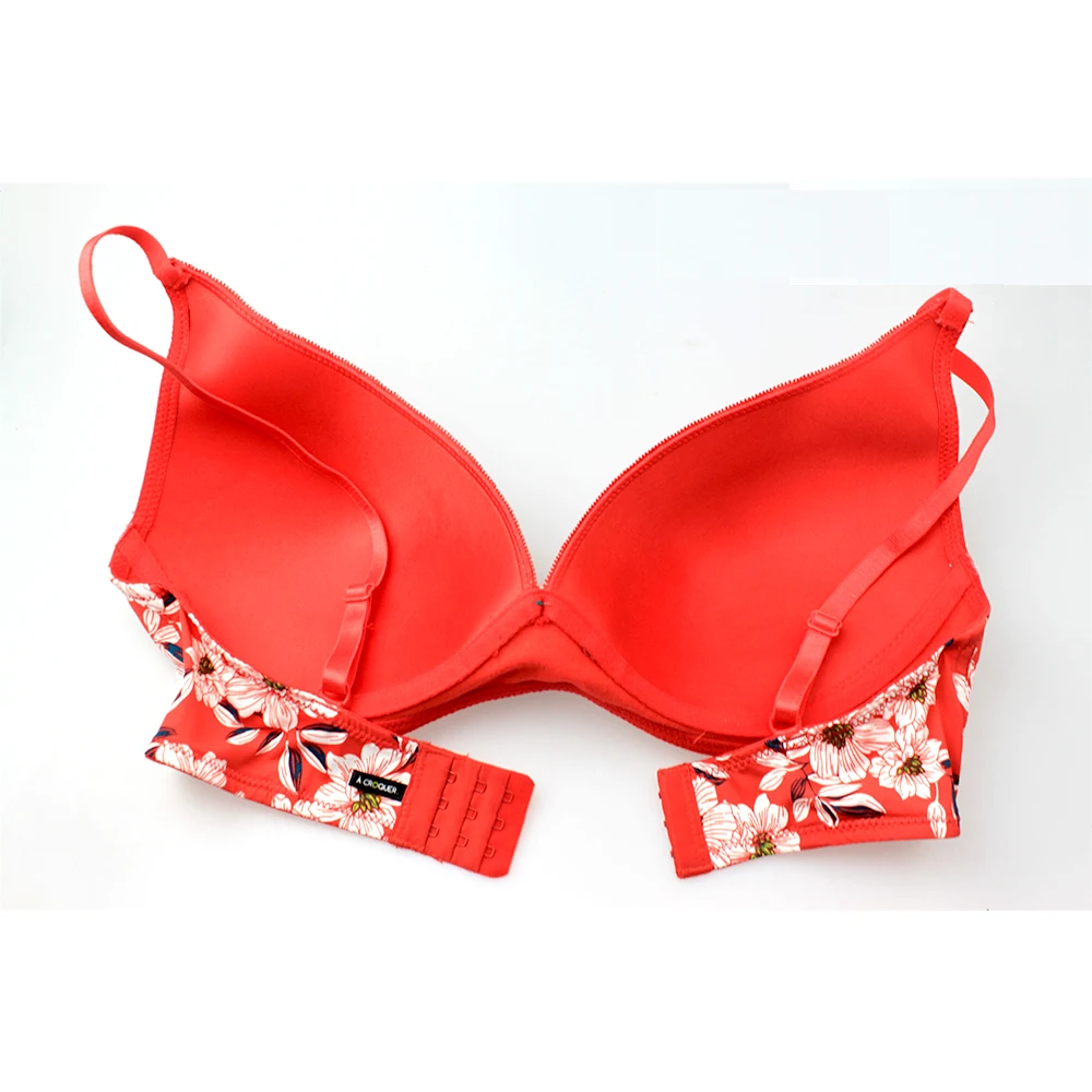 Comfortable Gather Bra Without Steel Ring Women Underwear Female Seamless Party Wedding Bras Sexy Lingerie 384042 A-B-C