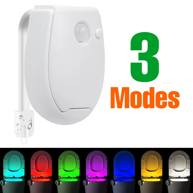 Toilet Light Toilet Seat Motion Sensor UV Energy Saving Wireless Smart  Battery Powered - AliExpress