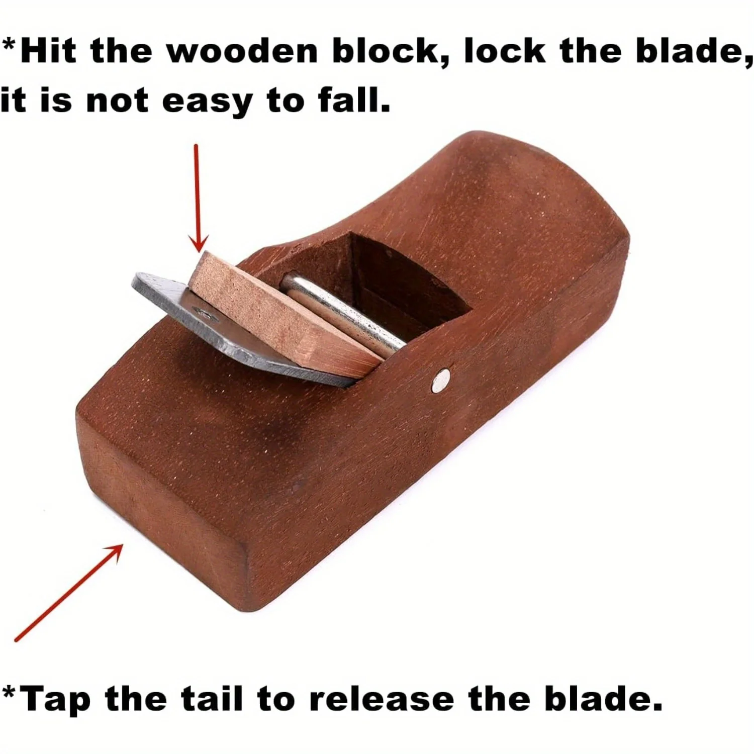 Mini Wood Planer Tool with Blade Width 31mm for DIY Hand Planing, Trimming, Wood Planing, Surface Leveling