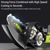 Mini Chainsaw 4/6-Inch Powerful Cordless Rechargeable Handheld Garden Electric Saw Cutting Powered by 18V Battery Power Tool 2