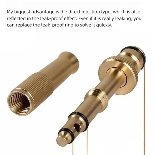 Ugello Per Tubo Flessibile In Ottone G3/4" (25,7mm) Maschio X Ugello 3 - Foto 13