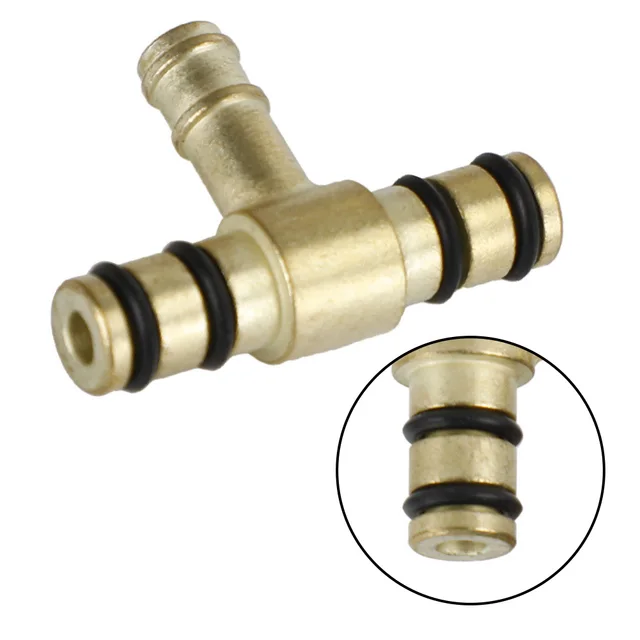 Motorcycle Carburetor Brass Fuel Tee Fitting - Replacement For Yamaha FJ600 XS750 XS1100 2H71498800
