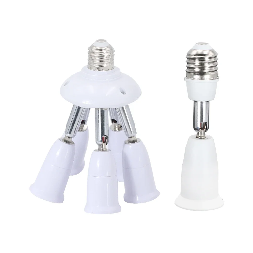 

AC E27 Bulb Socket To 1/2/3/4/5 E27 Base Plug Lamp Holder Socket Converters Splitter LED Light Adapter Lamp Lighting Accessories