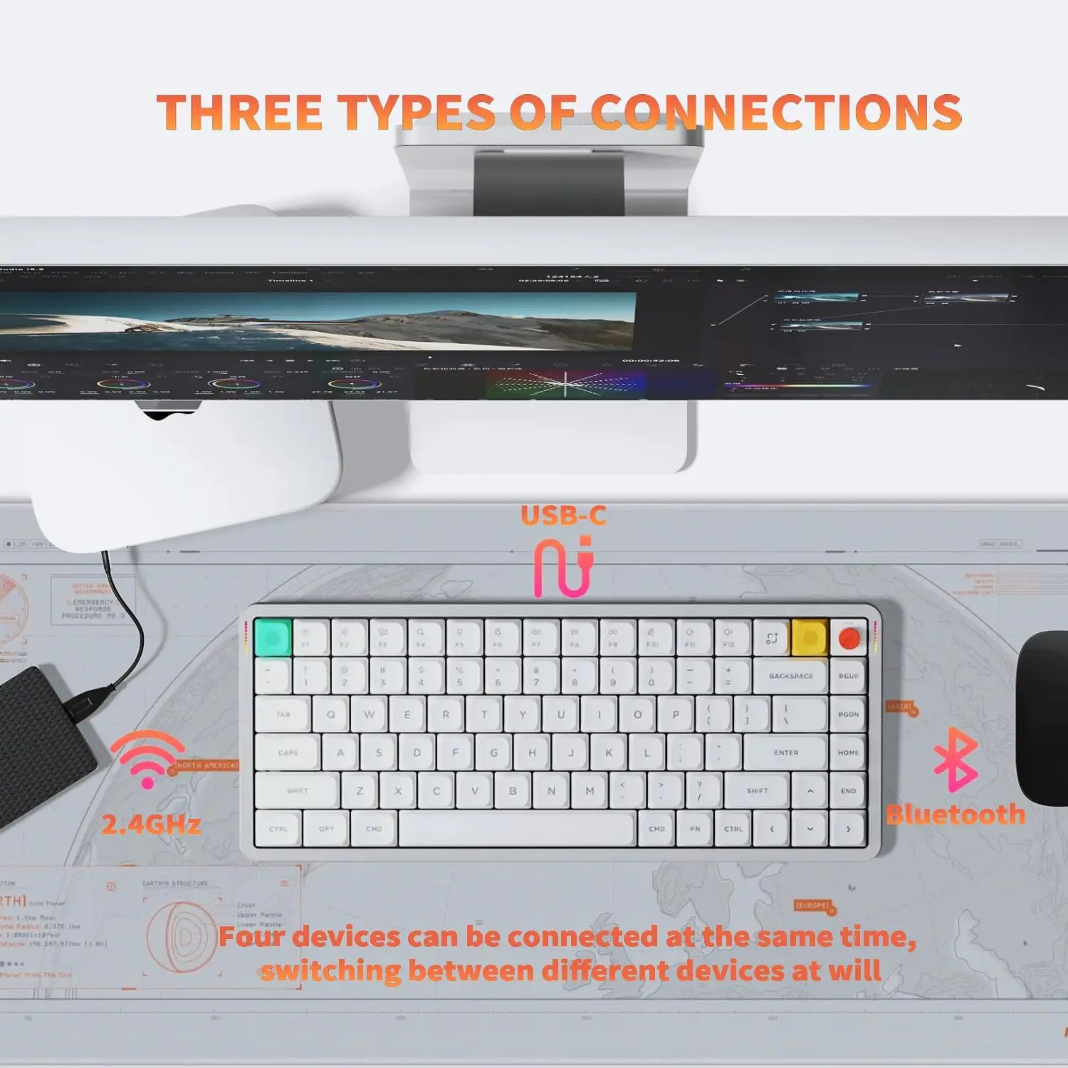 NuPhy AIR75 V3 ワイヤレスメカニカルキーボード NuPhy Air75 V3