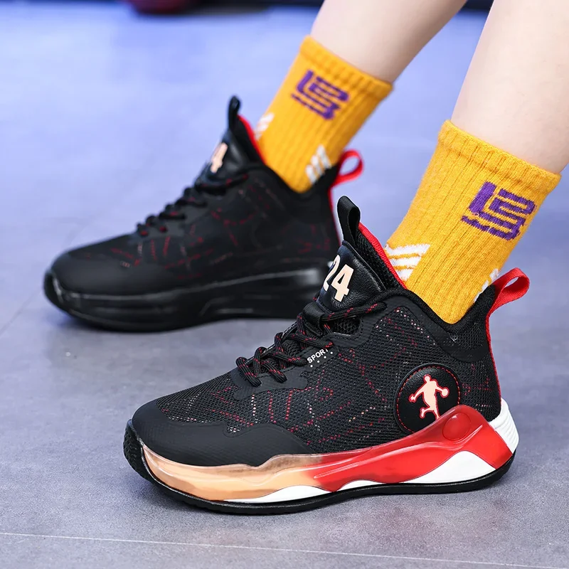 أحذية كرة السلة بنعل ناعم للأطفال ، أحذية رياضية ج...