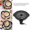 Pot Household Multi-function Electric Hot Pot Non-stick Electric Grill Rotisserie Rotisserie Pan Frying Shabu Electric Pot 2