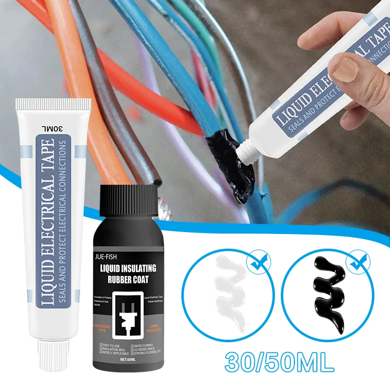 30ml Liquid Insulating Tape Repair Rubber Electrical Wire Cable Coat