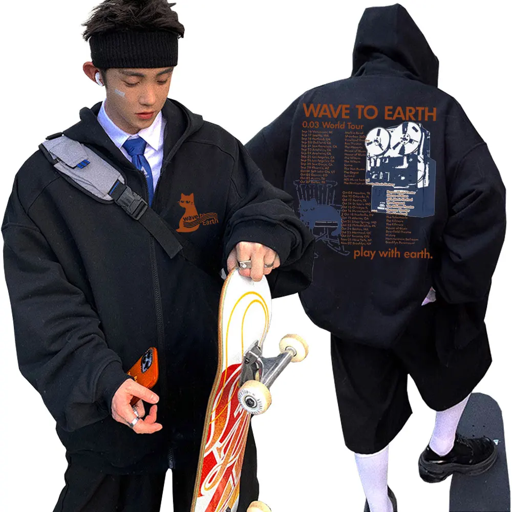 関税送料込み♦C2H4 Airline Hoodie Gary Com Hoodies for Men Heavyweight Fleece Sweatshirt