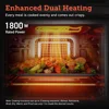 COSORI Air Fryer Toaster Oven, 13 Qt Airfryer Fits 8" Pizza, 11-in-1 Functions with Rotisserie, Dehydrate 5