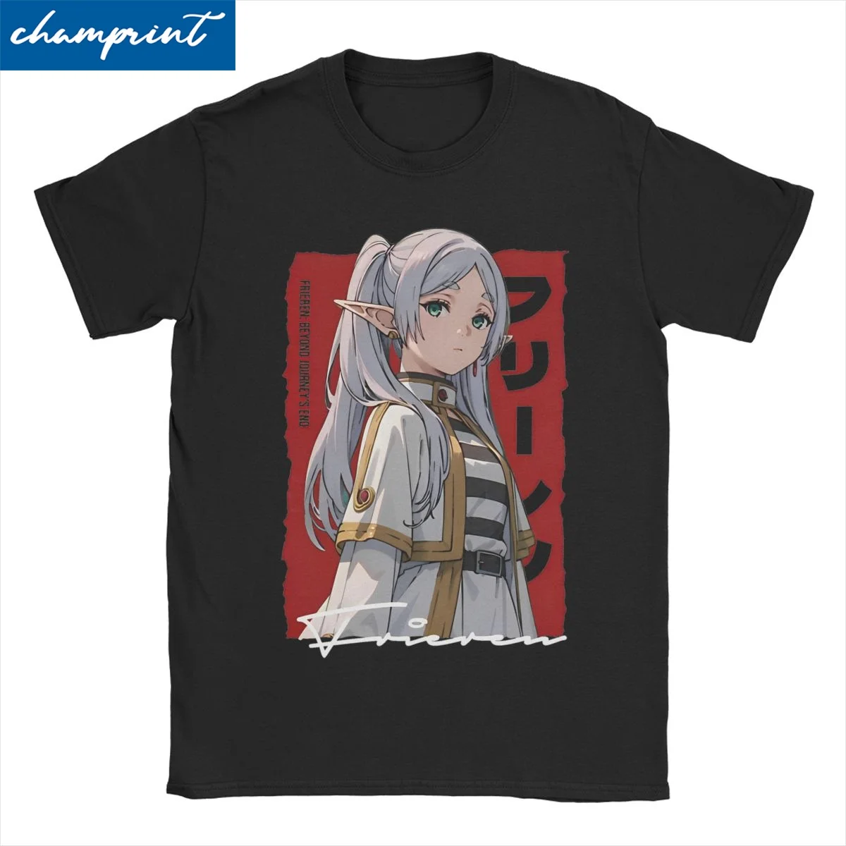 

Men Women T-Shirt Anime Beyond Journey's End Japanese Amazing 100% Cotton Tees Sousou No Frieren T Shirts Clothing Plus Size
