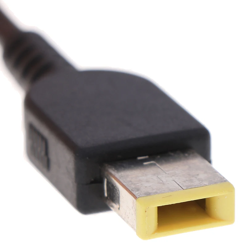 Round Jack To Square Plug End Adapter Pigtail Charger Power Adapter Converter Cable For IBM Lenovo Thinkpad 7.9*5.5mm