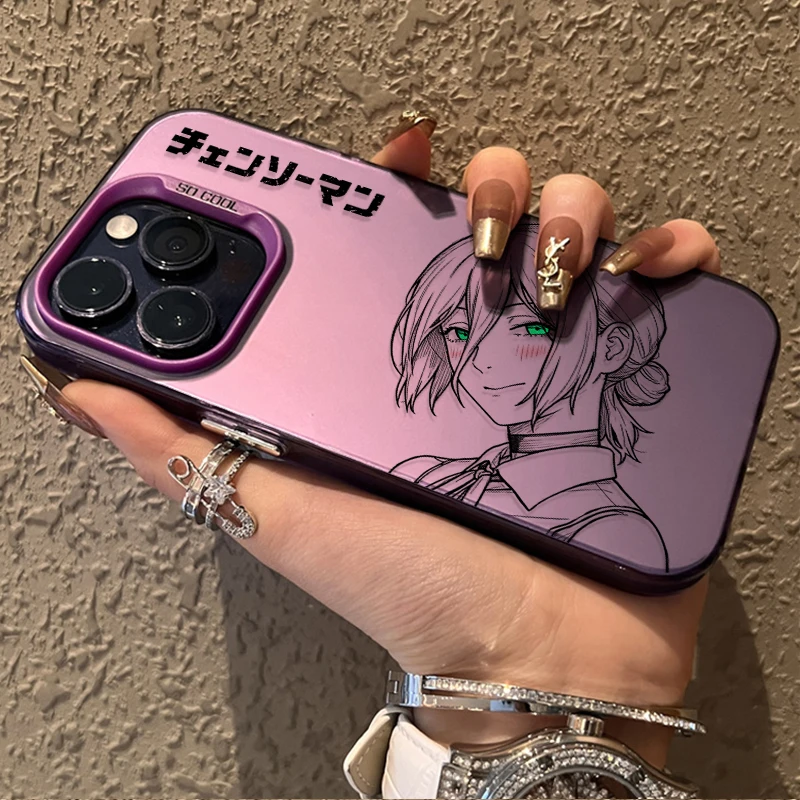 Chainsaw Man Reze & Denji Couple Art Phone Case Cover