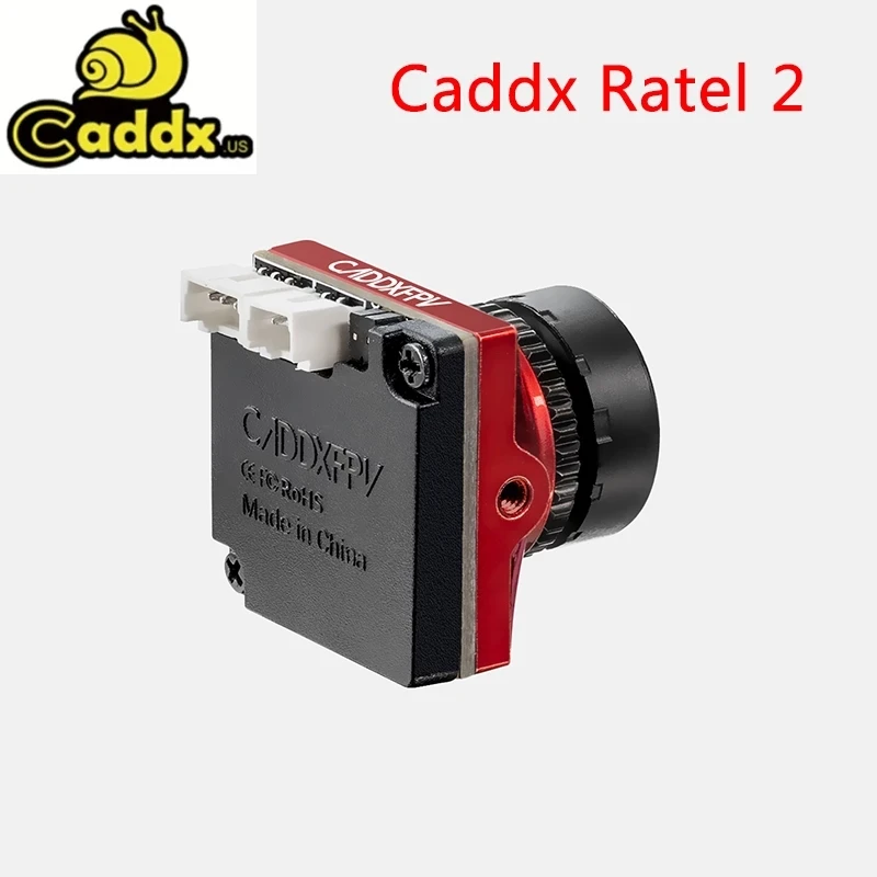 FPV Camera Caddx Ratel 2 V2 2.1mm Lens 16:9 4:3 NTSC PAL Switchable 19*19mm Super WDR for FPV Racing Drone RC Model