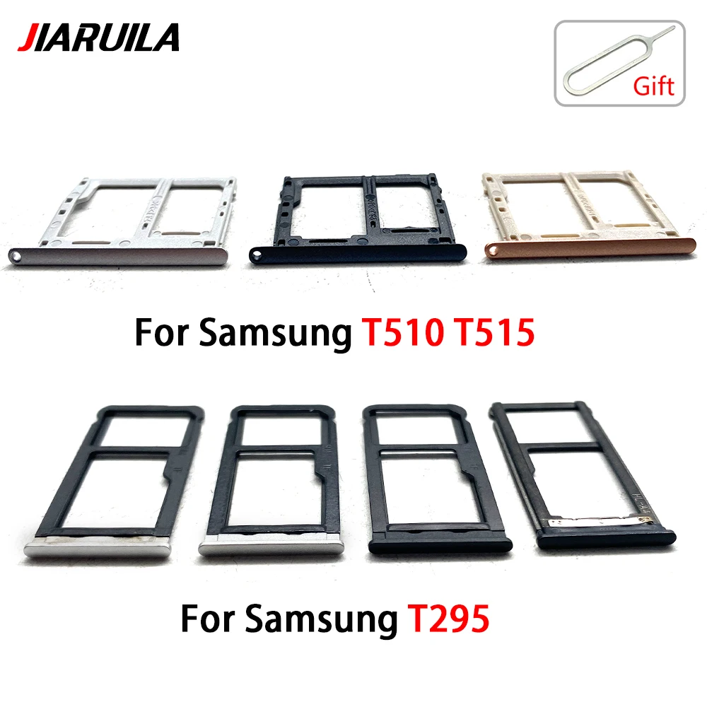 삼성 탭 A 8.0 2019 T295 T290 SM-T290 SM-T295 A 10.1 SM-T510 T515 T500 T380 T385 T285용 심 카드 슬롯 트레이 홀더 수리