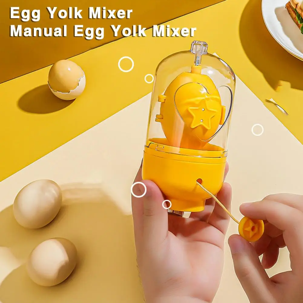 Egg Yolk Blue Mixer Scrambler Shaker Electric Blender Spinner USA