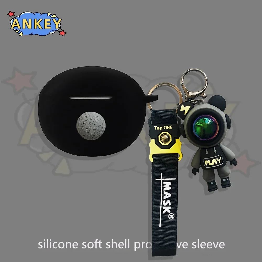 Custodia Per Realme Buds Air 5 Pro T100 Air 2 Air 3 Neo Cover In Silicone Per Auricolari Green Dinosaur Earbuds Cuffie Protettive Morbide