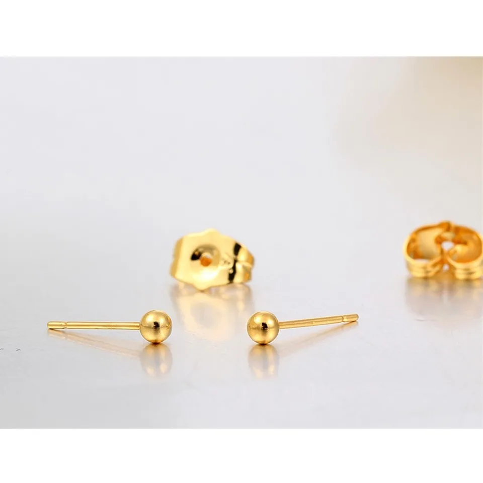 Regalos Para Mujer Pendientes De Aro Grueso De Plata De Ley 925 Para Colombia Aretes De Oro Para Mujeres