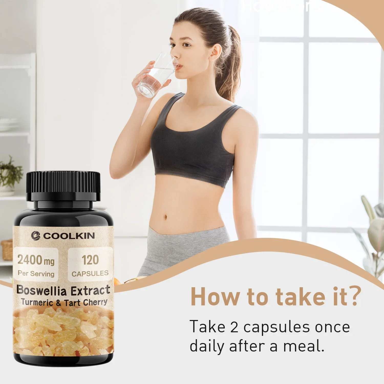 Boswellia Extract 120 Capsules Supports Joint Health Relieves Joint Pain Improve Mobility and Comfort boswellia extract capsules