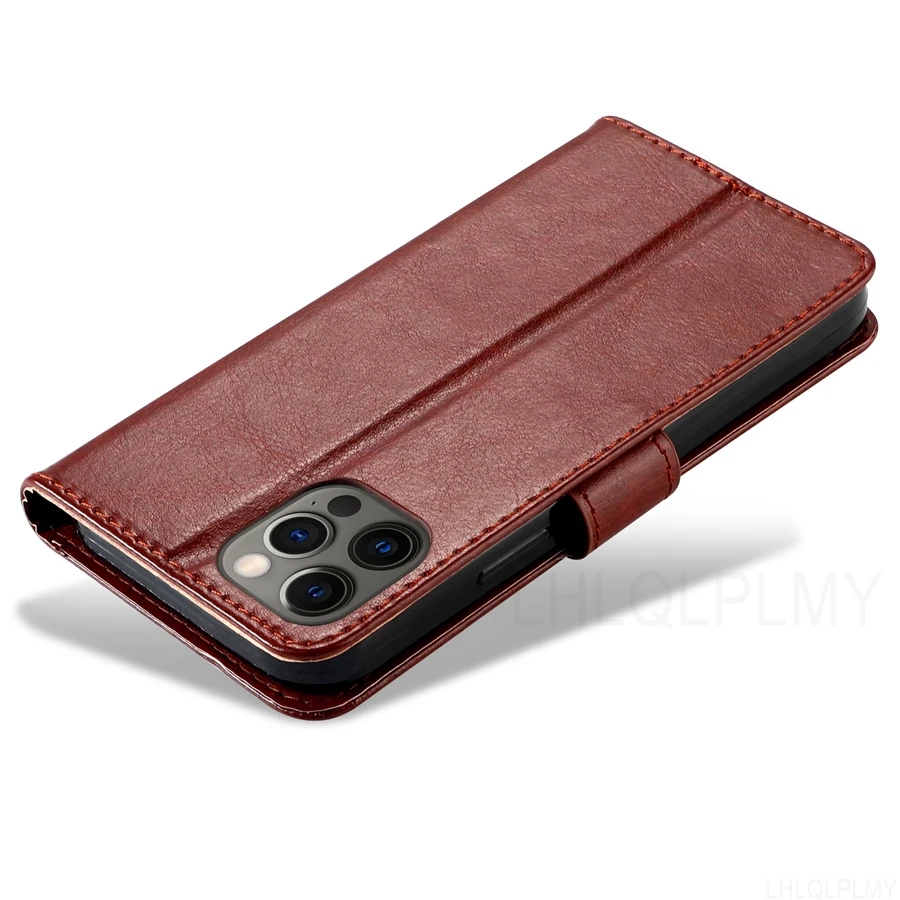 Luxury Leather Flip Wallet Phone Case Cover