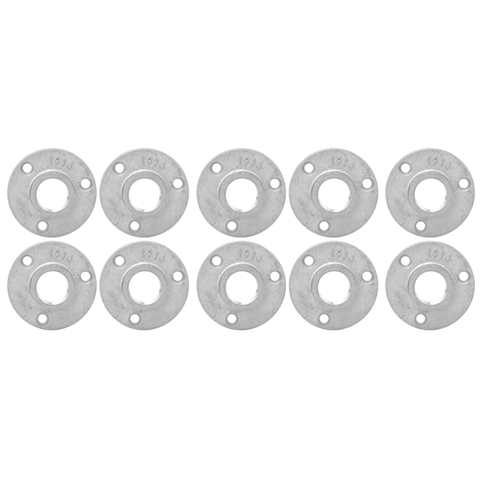 

10Pcs Aluminum Alloy/Cast Iron 3-Hole 70mm DN20 Flange Pipe Base Thread Floor Retro Faucet Iron Casting