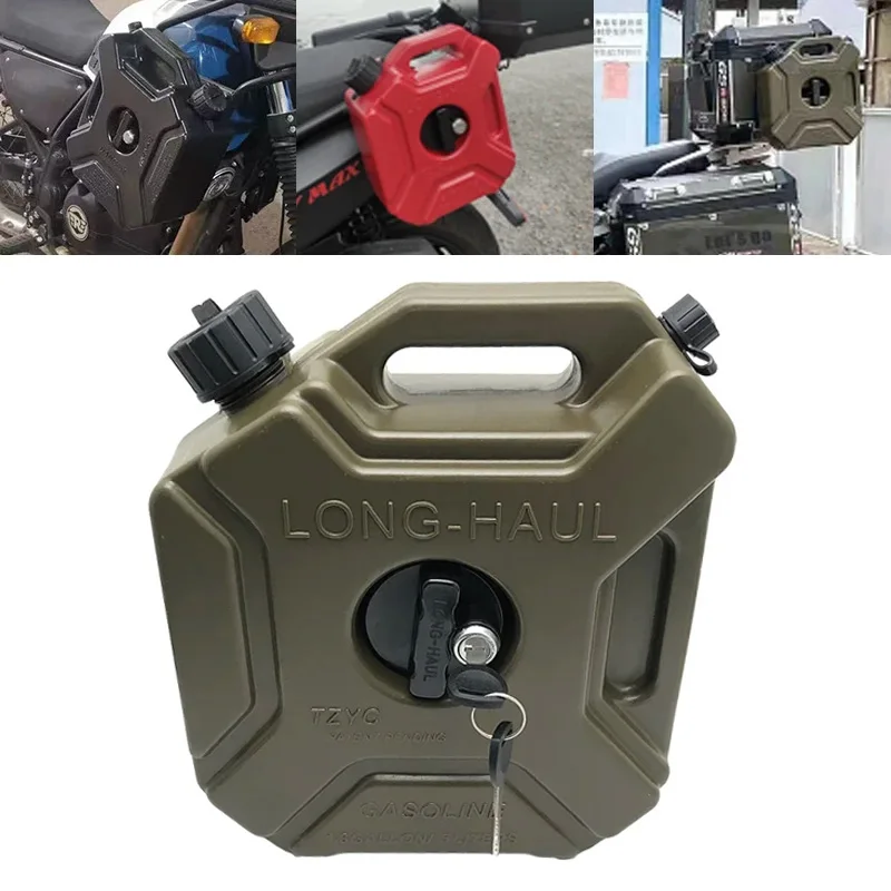 Motorcycle Accessories Fuel Tank Petrol Cans Barrels Can Gas Spare Container Anti-static Jerry Can Fuel Tank 5L