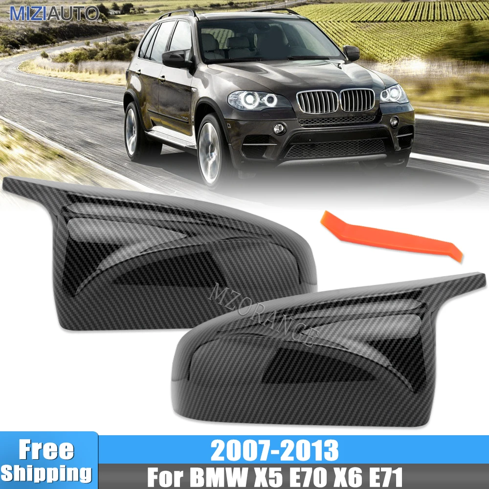 Acheter Couvercle de rétroviseur latéral de voiture, noir, de haute  qualité, pour BMW x5 E70 x6 E71 2008 2009 2010 2011 2012 2013