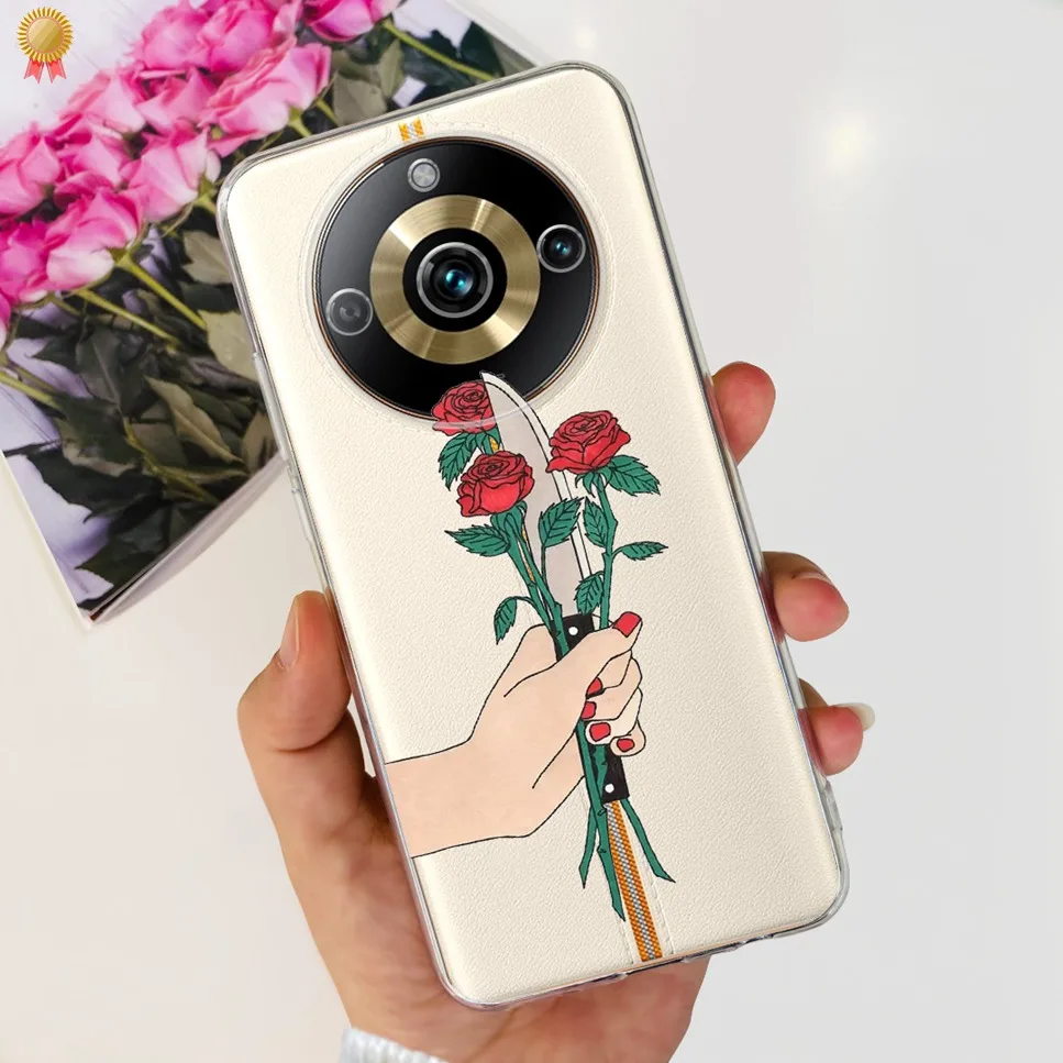 Clear Cute Cartoon Cat Soft Silicone TPU Back Cover