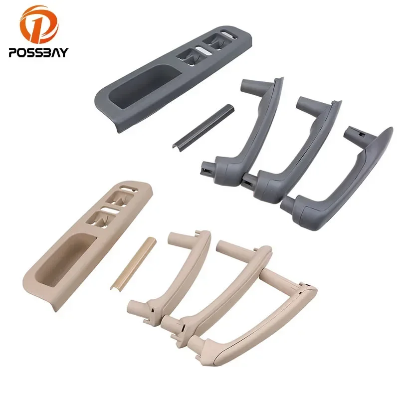 Posbay Car Interior Door Handle Grab Switch Panel Per Vw Golf Iv 4 Gti/R32/Variant Beige/Grigio Door Window Switch Control