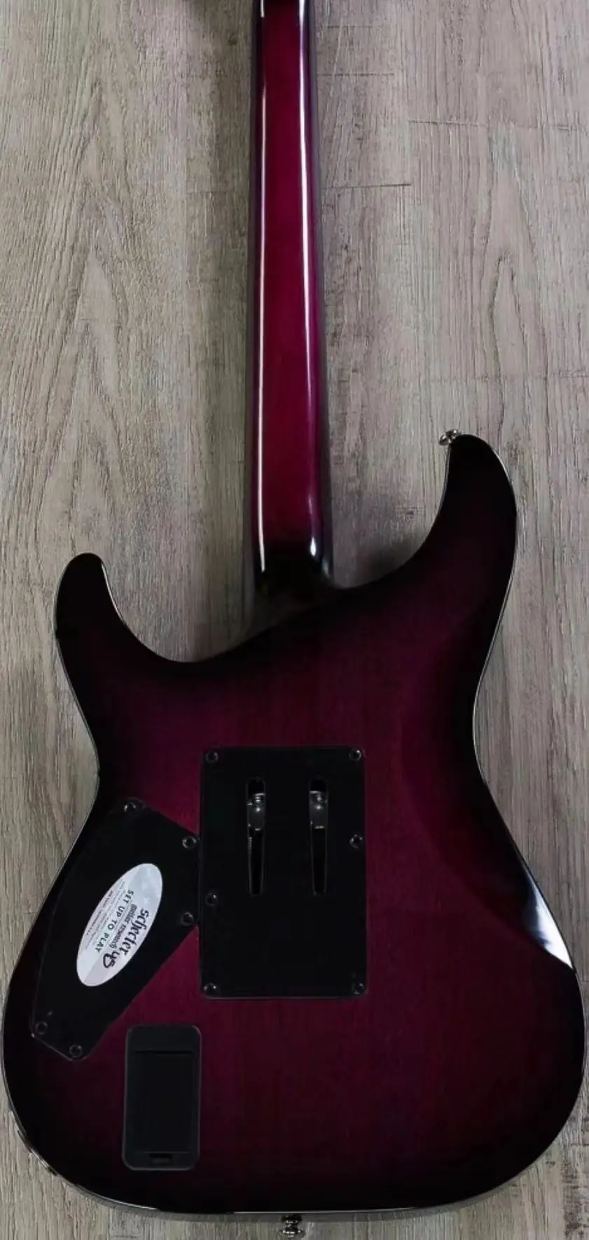 6-string electric guitar, rosewood fingerboard, tremolo bridge, EMG active pickup