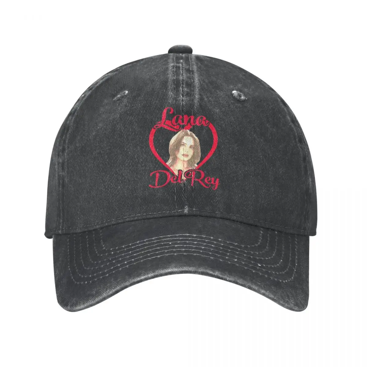 

Love Lana Baseball Caps Vintage Distressed Denim Washed Lana Del Rey Sun Cap for Men Women Outdoor Activities Hats Cap