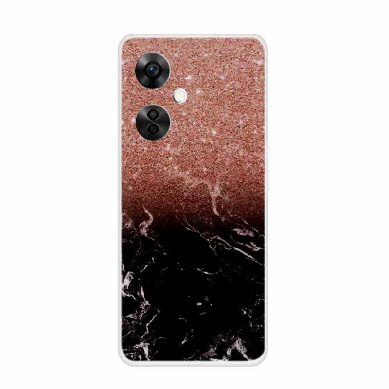 Marble Clear Soft TPU Silicone Phone Cover, Transparent