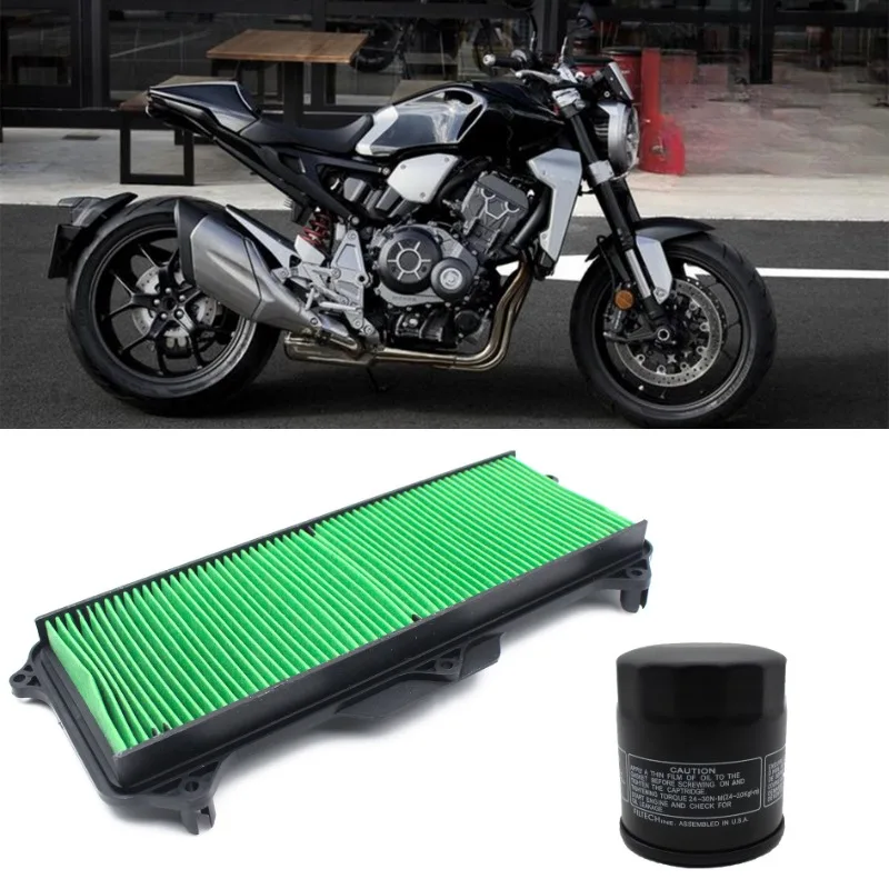 Воздушный фильтр для мотоцикла, масляный фильтр Combo для HONDA CB1000R 2018-2023, запчасти для обслуживания двигателя