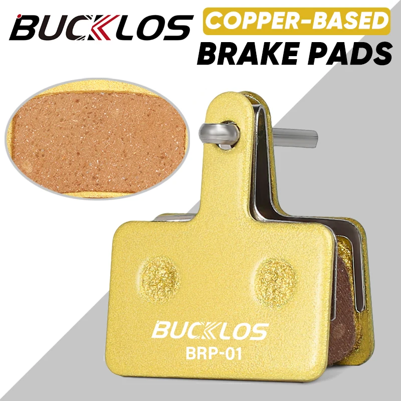 

BUCKLOS Bike Hydraulic Brake Pads Wear-resistant Copper-Based Metal Bike Brake Pad Bicycle Disc Brake Pads for B01S B03S B05S-RX